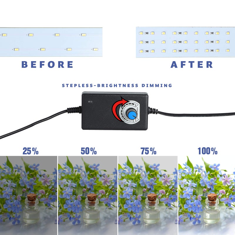 Finnhomy Professional Portable Photo Studio Photo Light Studio Photo Tent Light Box Table Top Photography Shooting Tent Box Lighting Kit, 16" x 16" Cube - Image 3